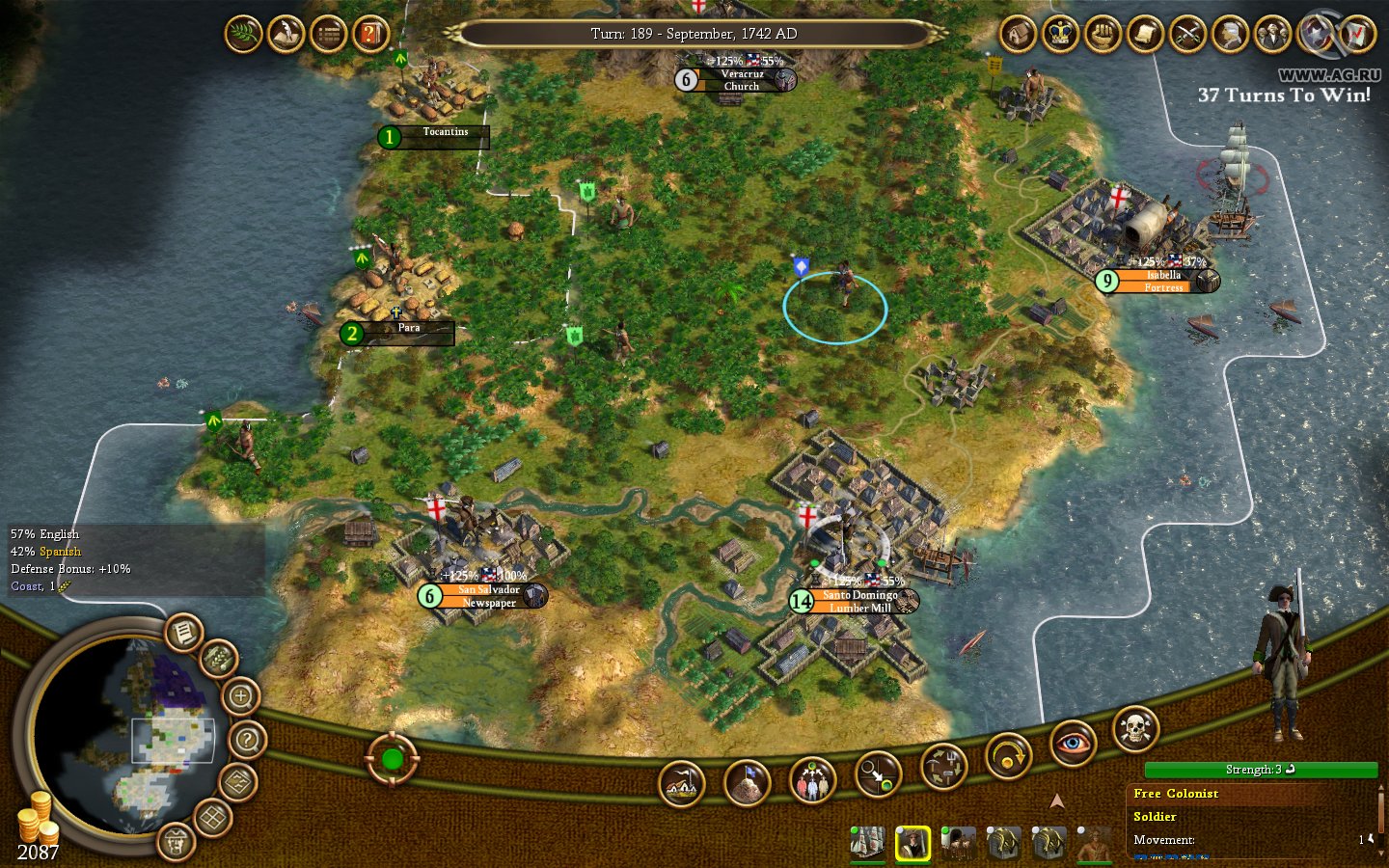 Review Games: Sid Meier’s Civilization IV: Colonization