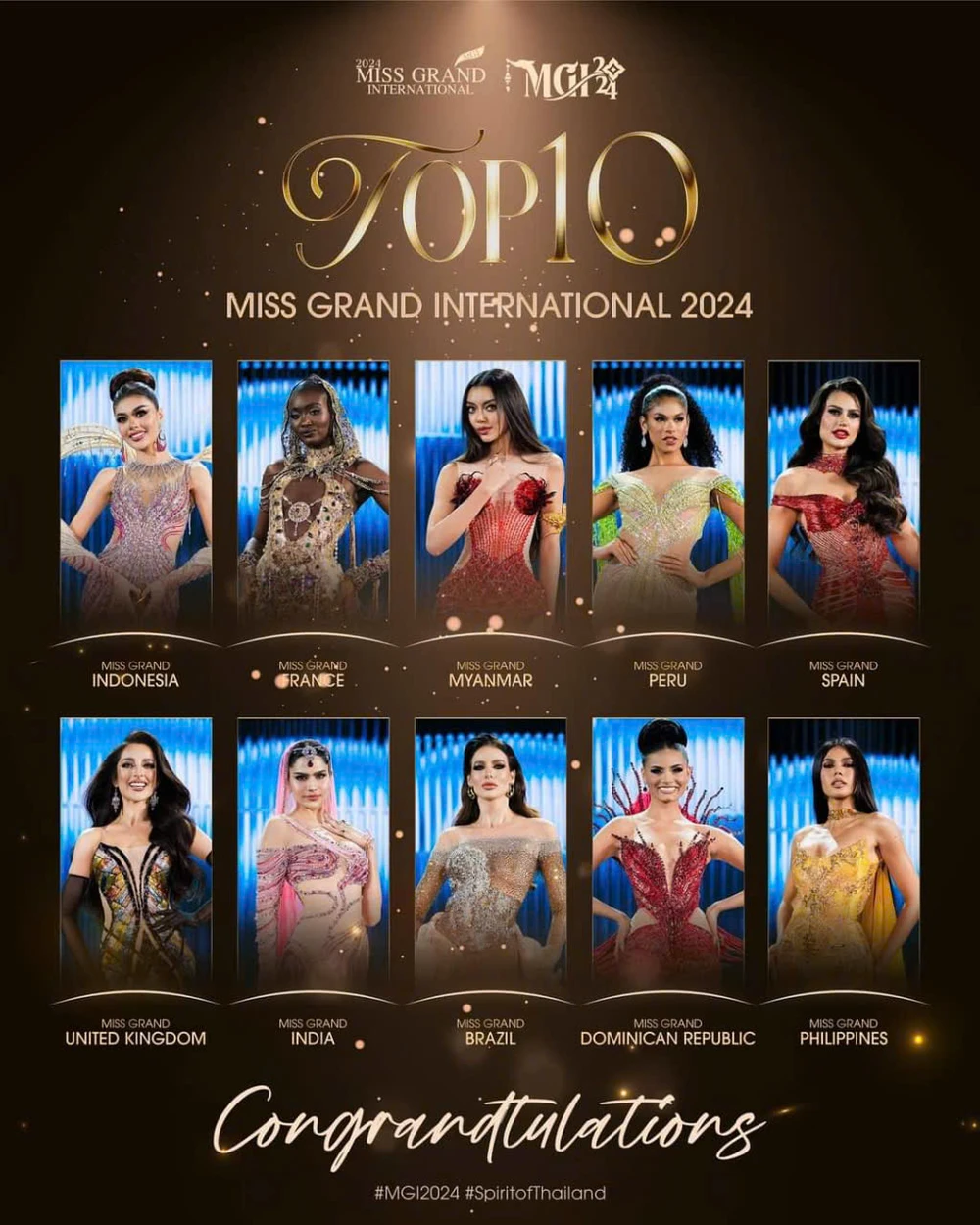 Phần trình diễn bikini của top 20 Miss Grand International 2024